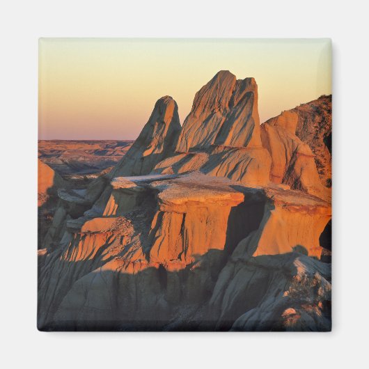 Badlands in het Nationaal Park Theodore Roosevelt Magneet (Voorkant)