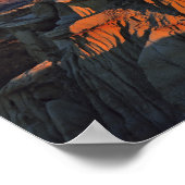 Badlands in het Nationaal Park Theodore Roosevelt Poster (Hoek)