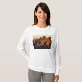 Badlands in het Nationaal Park Theodore Roosevelt T-shirt (Voorkant volledig)