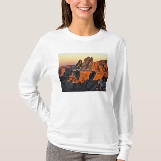 Badlands in het Nationaal Park Theodore Roosevelt T-shirt (Voorkant)