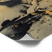 Badlands in het provinciepark Dinosaur in Alberta, Poster (Hoek)