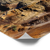 Badlands in het provinciepark Dinosaur in Alberta, Poster (Hoek)