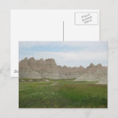 Badlands in South Dakota Briefkaart (Voorkant / Achterkant)