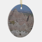 Badlands kerstboomversiering keramisch ornament (Rechts)