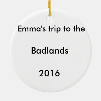 Badlands kerstboomversiering keramisch ornament