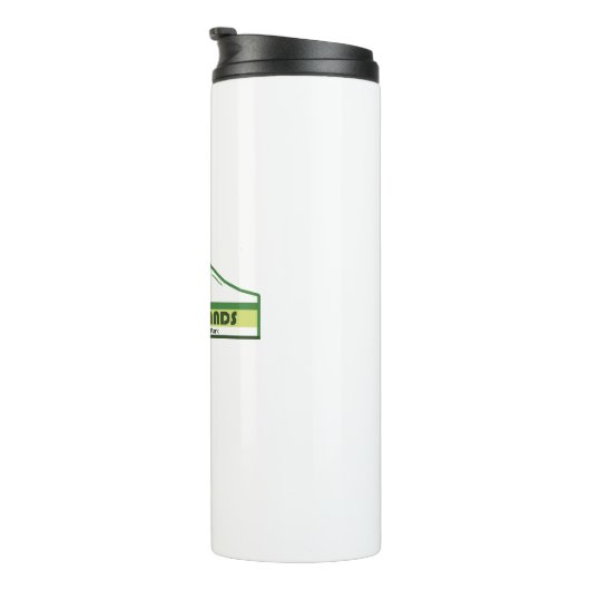 Badlands Nationaal Park Groene Strepen Thermosbeker (Geroteerd rechts)