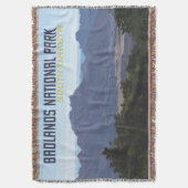 Badlands Nationaal Park Katoenen Gooi Deken (Voorkant Verticaal)