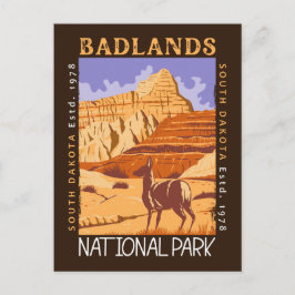 Badlands Nationaal Park South Dakota Briefkaart