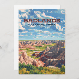 Badlands Nationaal Park South Dakota Landschap