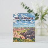 Badlands Nationaal Park South Dakota Landschap Briefkaart (Staand voorkant)