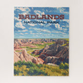Badlands Nationaal Park South Dakota Landschap Legpuzzel (Verticaal)