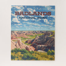 Badlands Nationaal Park South Dakota Landschap
