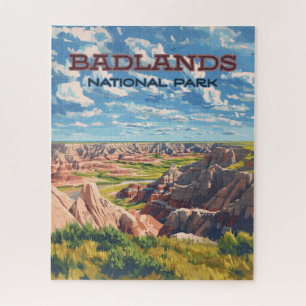 Badlands Nationaal Park South Dakota Landschap Legpuzzel