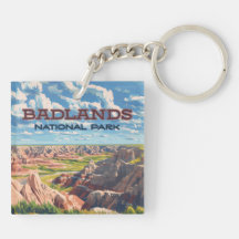 Badlands Nationaal Park South Dakota Landschap