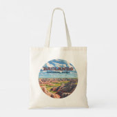 Badlands Nationaal Park South Dakota Landschap Tote Bag (Achterkant)