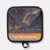 Badlands Nationaal Park Souvenir Gift Pannenlap (Voorkant)