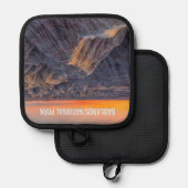 Badlands Nationaal Park Souvenir Gift Pannenlap (Voorkant / Achterkant)