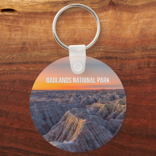Badlands Nationaal Park Souvenir Sleutelhanger (Achterkant)