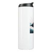 Badlands National Park Gekleurde heuvels Thermosbeker (Gedraaid links)