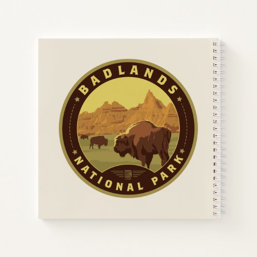Badlands National Park Notitieboek (Achterkant)