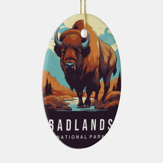 BADLANDS NATIONAL PARK ORNAMENT (Rechts)