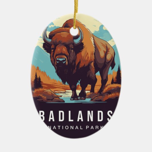 BADLANDS NATIONAL PARK ORNAMENT (Voorkant)