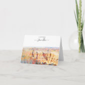 Badlands National Park Personalized Note Kaart (Voorkant)