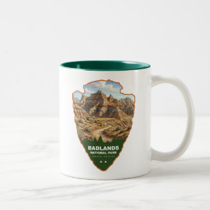 Badlands National Park Pijl Tweekleurige Koffiemok