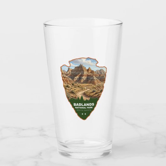 Badlands National Park Pijlpunt Glas (Voorkant)
