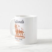 Badlands National Park Retro Bison Koffiemok (Voorkant links)
