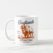 Badlands National Park Retro Bison Koffiemok (Links)
