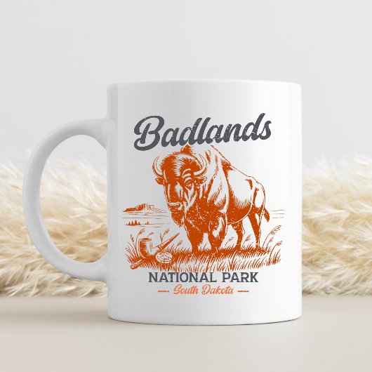 Badlands National Park Retro Bison Koffiemok