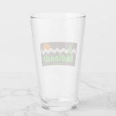 Badlands National Park Retro Glas (Achterkant)