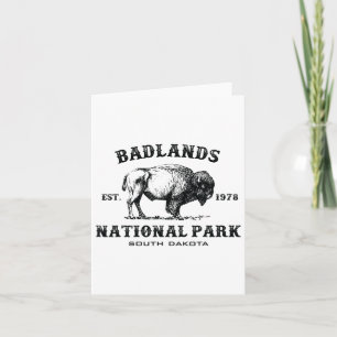 Badlands National Park South Dakota Amerikaanse Bi Kaart
