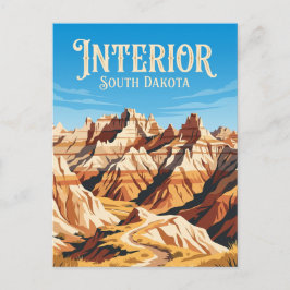 Badlands National Park South Dakota Briefkaart