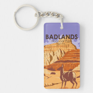 Badlands National Park South Dakota Double Sided Sleutelhanger