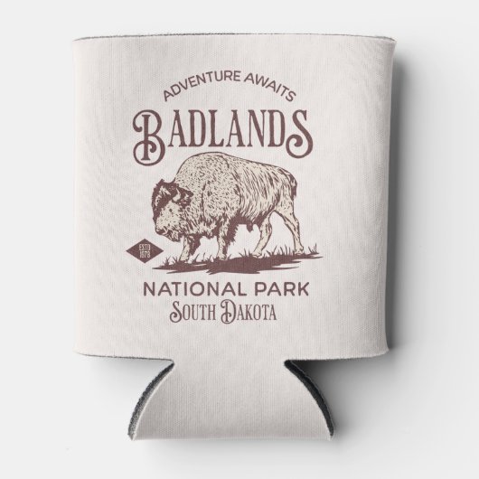 Badlands National Park South Dakota Funny Travel Blikjeskoeler (Voorkant)