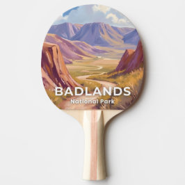 Badlands National Park South Dakota Reis Kunst Tafeltennisbatje