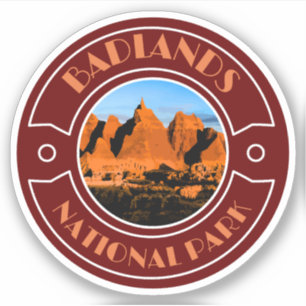 Badlands National Park South Dakota roadtrip Sticker