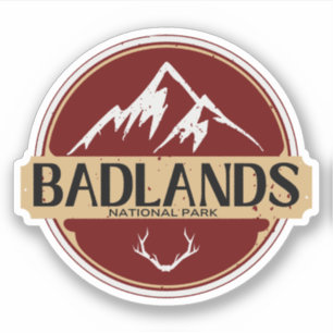 Badlands National Park South Dakota roadtrip Sticker