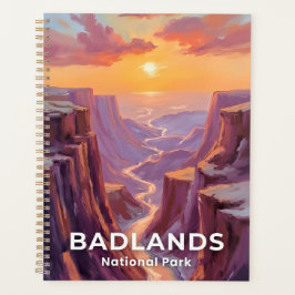 Badlands National Park South Dakota Schilderij Planner