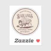 Badlands National Park South Dakota Sticker (Vel)