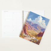 Badlands National Park South Dakota Travel Art Planner (Display)