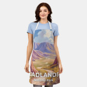 Badlands National Park South Dakota Travel Art Schort (Gedragen)