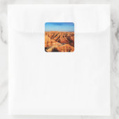 Badlands National Park,South Dakota Vierkante Sticker (Tas)