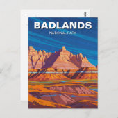 Badlands National Park Souvenir Briefkaart (Voorkant / Achterkant)