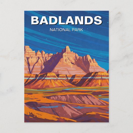 Badlands National Park Souvenir Briefkaart (Voorkant)