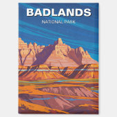 Badlands National Park Souvenir Magneet (Voorkant)