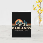 Badlands National Park Souvenir Wandelen Camping O Kaart (Gele Bloem)