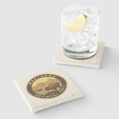 Badlands National Park Stenen Onderzetter (Zijkant)